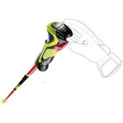 LEKI WORLDCUP LITE SL 3D RED/BLACK/NEON YELLOW 23 -Cheap Ski Gear 9 117601 worldcup lite sl 3d red black neon yellow 652 65851 04
