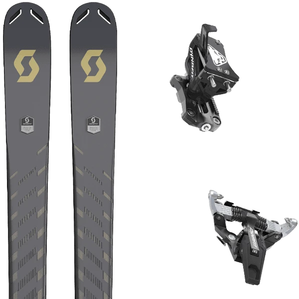 SCOTT SUPERGUIDE FREETOUR + DYNAFIT SPEED TURN BLACK/SILVER 1 SCOTT SUPERGUIDE FREETOUR + DYNAFIT SPEED TURN BLACK/SILVER