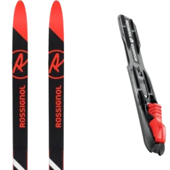 Cheap Ski Gear 23 ROSSIGNOL SPEED R-SKIN LS - IFP JR + ROSSIGNOL STEP IN JR