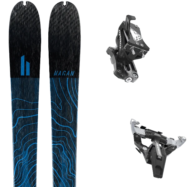 HAGAN CORE 84 + DYNAFIT SPEED TURN BLACK/SILVER 1 HAGAN CORE 84 + DYNAFIT SPEED TURN BLACK/SILVER