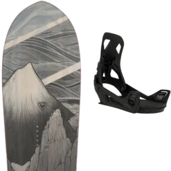 ROSSIGNOL XV SUSHI + BURTON STEP ON MENS BLACK