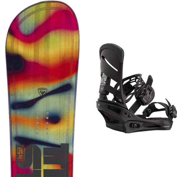 ROSSIGNOL TRICKSTICK WIDE + BURTON MISSION BLACK 1 ROSSIGNOL TRICKSTICK WIDE + BURTON MISSION BLACK