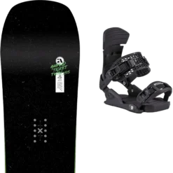 Cheap Ski Gear 43 AMPLID TICKET TWIN + DRAKE FIFTY BLACK