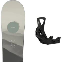 SALOMON BELLEVUE + BURTON STEP ON W BLACK