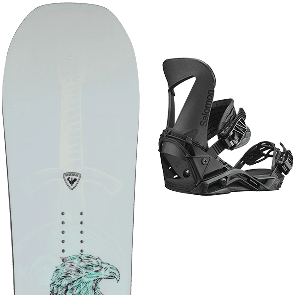 ROSSIGNOL JUGGERNAUT WIDE + SALOMON HOLOGRAM BLACK 1 ROSSIGNOL JUGGERNAUT WIDE + SALOMON HOLOGRAM BLACK