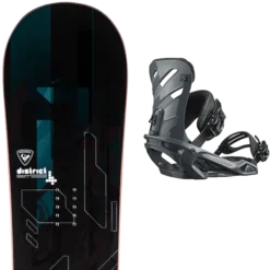 ROSSIGNOL DISTRICT WIDE BLACK + SALOMON RHYTHM STORMY WEATHER