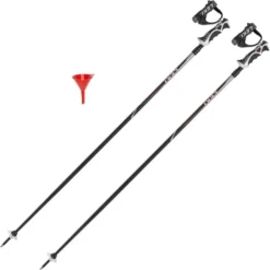 LEKI HOT SHOT S NOIR/ROUGE 23